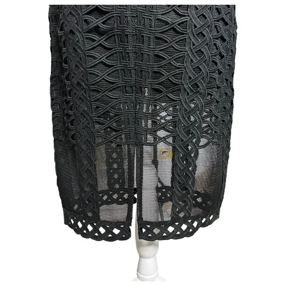 Jonathan Simkhai Cap Sleeve Tread-Lace Dress - Picture 9 of 14